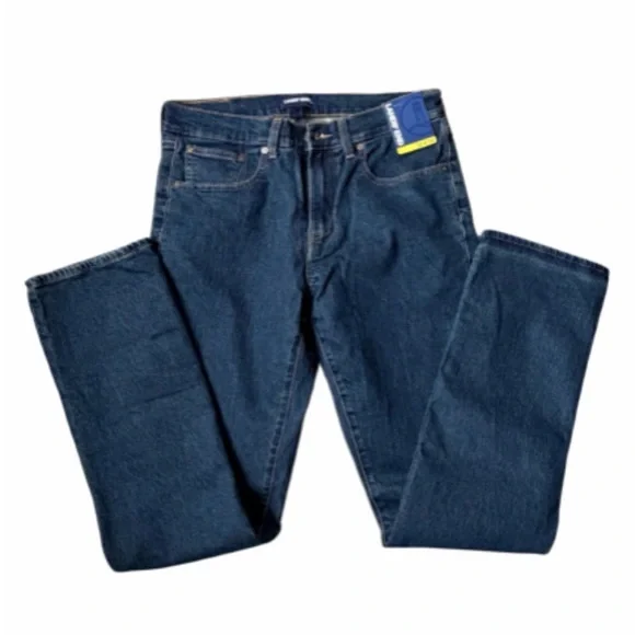 Lands' End Men's Dark Blue Jeans - Picture 1 of 6
